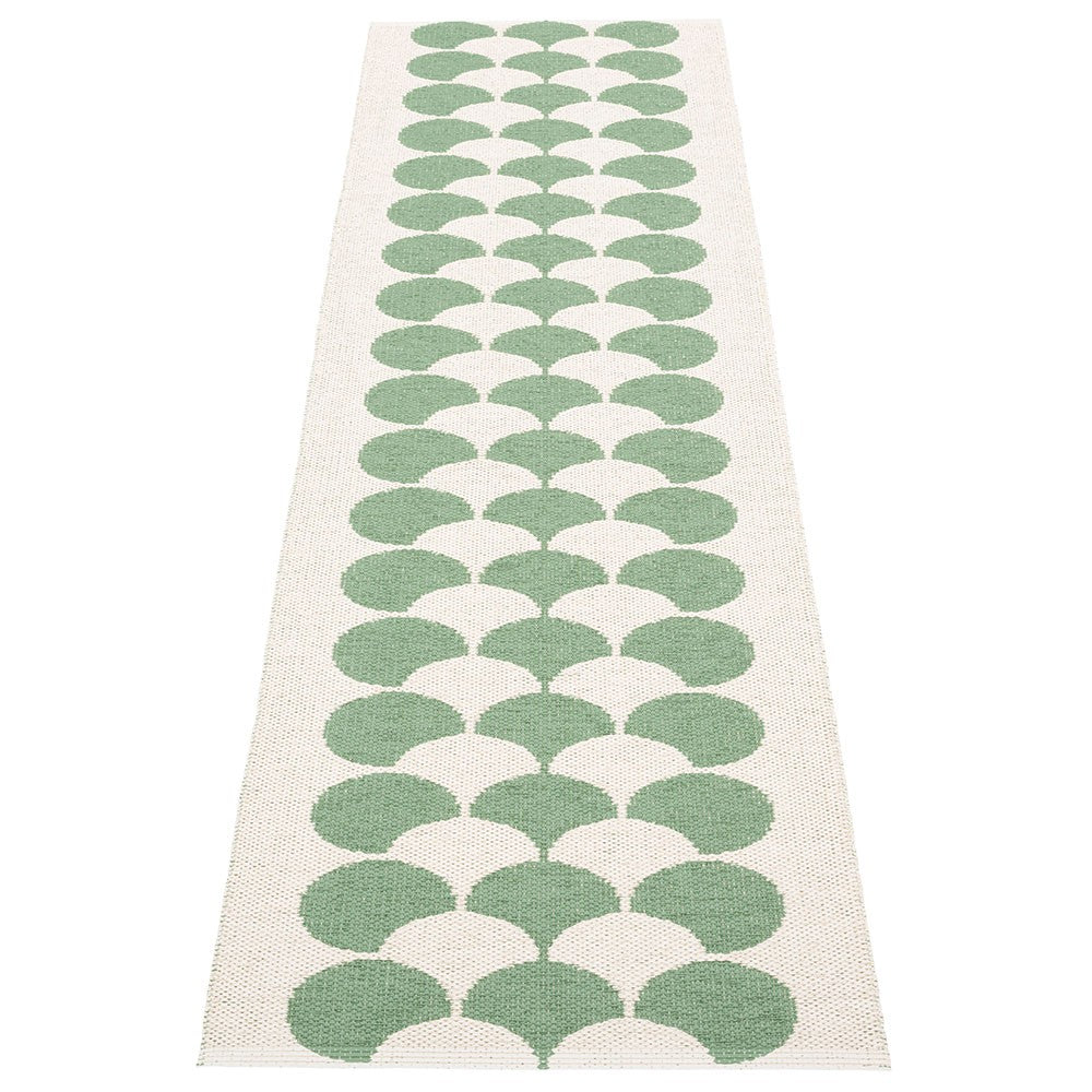 Pappelina Poppy Bio Runner Reverse - Oregano - 70 x 250 cm