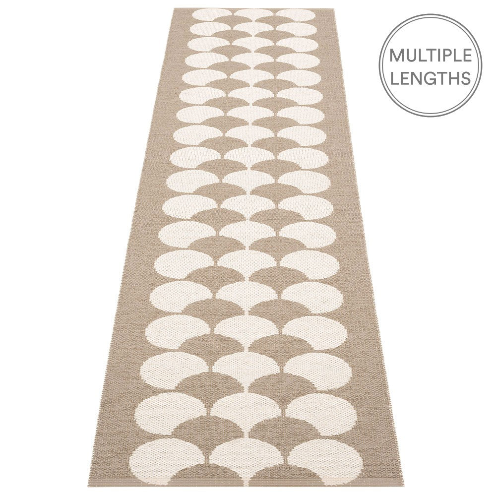 Pappelina Poppy Bio Runner - Potato - 70 x 250 cm