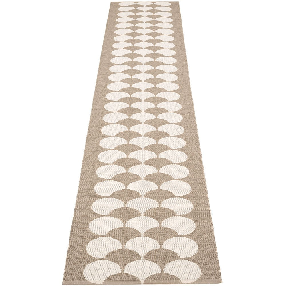 Pappelina Poppy Bio Runner Reverse - Potato - 70 x 350 cm