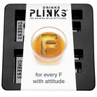 DrinksPlinks Letter F Ice Cube Tray