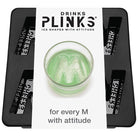 DrinksPlinks Letter M Ice Cube Tray