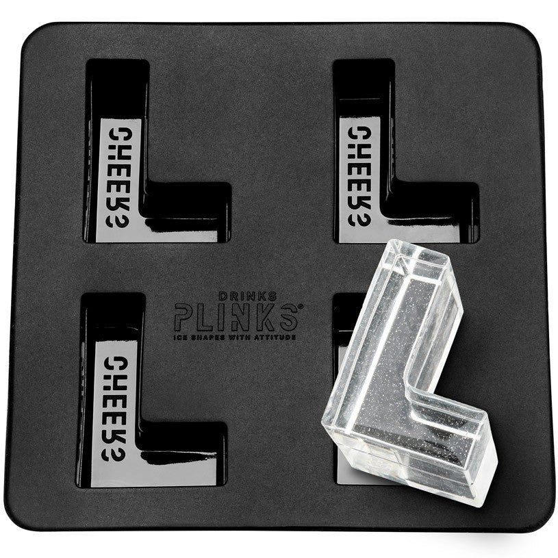 DrinksPlinks Letter L Ice Cube Tray