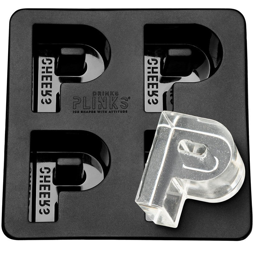 DrinksPlinks Letter P Ice Cube Tray