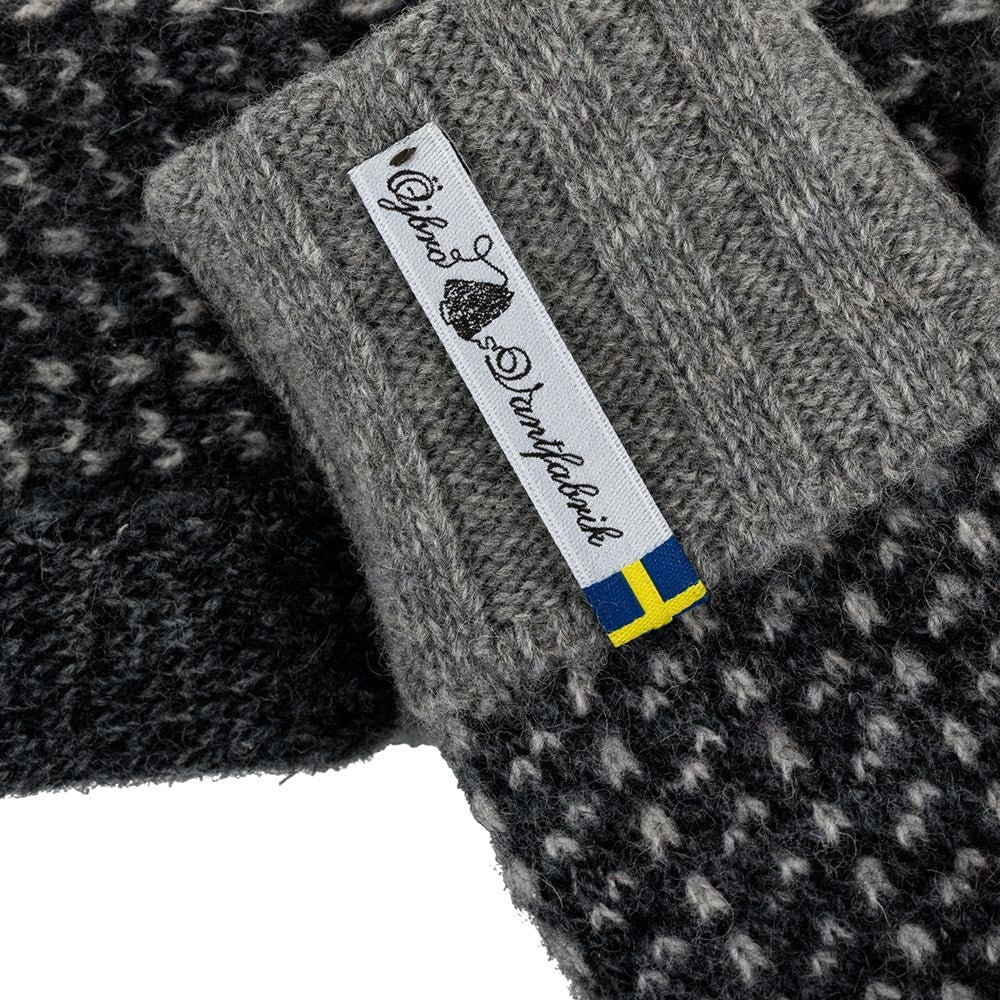 Öjbro Merino Wool Wristwarmers - Skaftö Soot