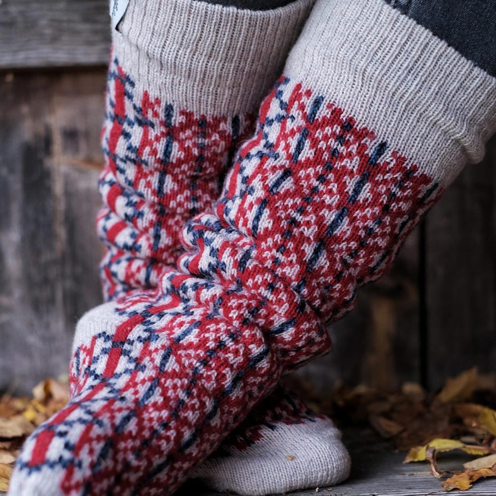 Öjbro Lambswool Swedish Socks - Lycksele