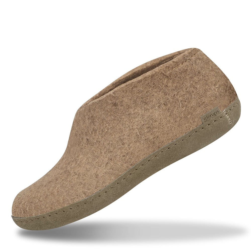 Glerups Felted Wool Shoe - Sand