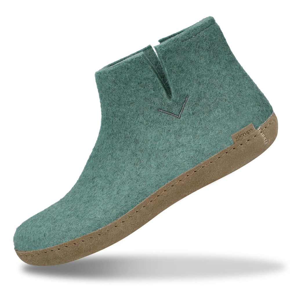 Glerups Felted Wool Boots - North Sea