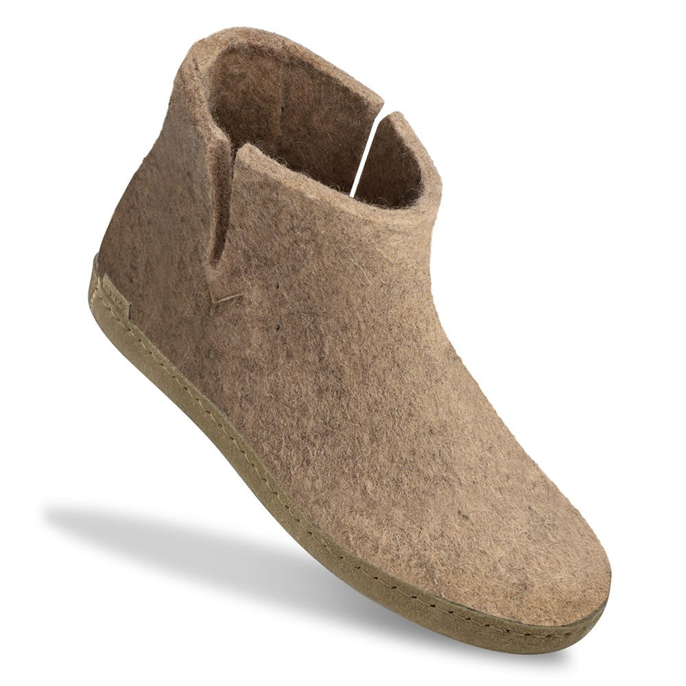 Glerups Felted Wool Boots - Sand