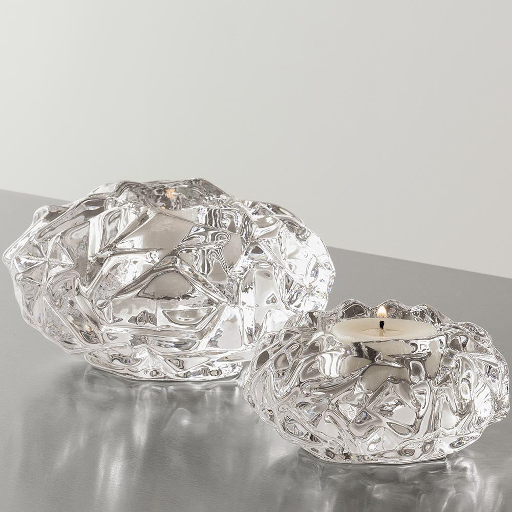 Orrefors Carat Votive Candle Holder - 50mm (Foreground)