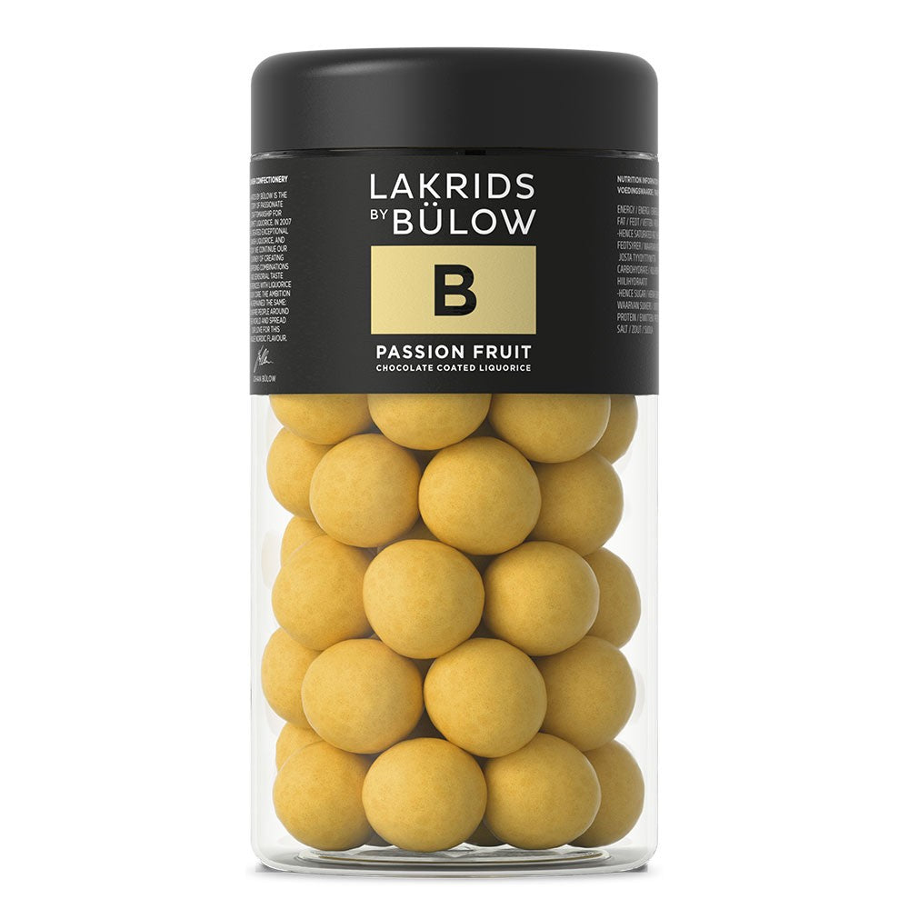 Lakrids By Bülow Passion Fruit Chocolate Coated Liquorice B – 295g