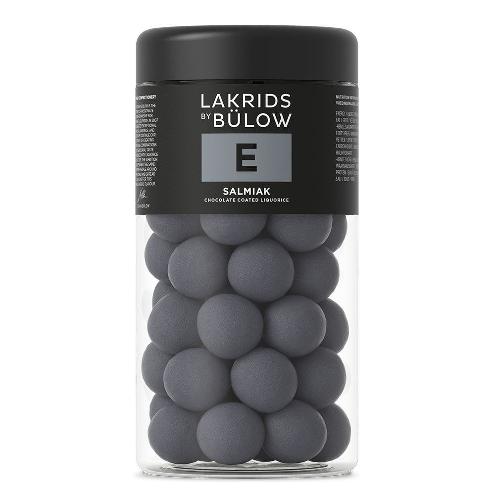 Lakrids By Bülow Salmiak Chocolate Coated Salty Liquorice E – 295g