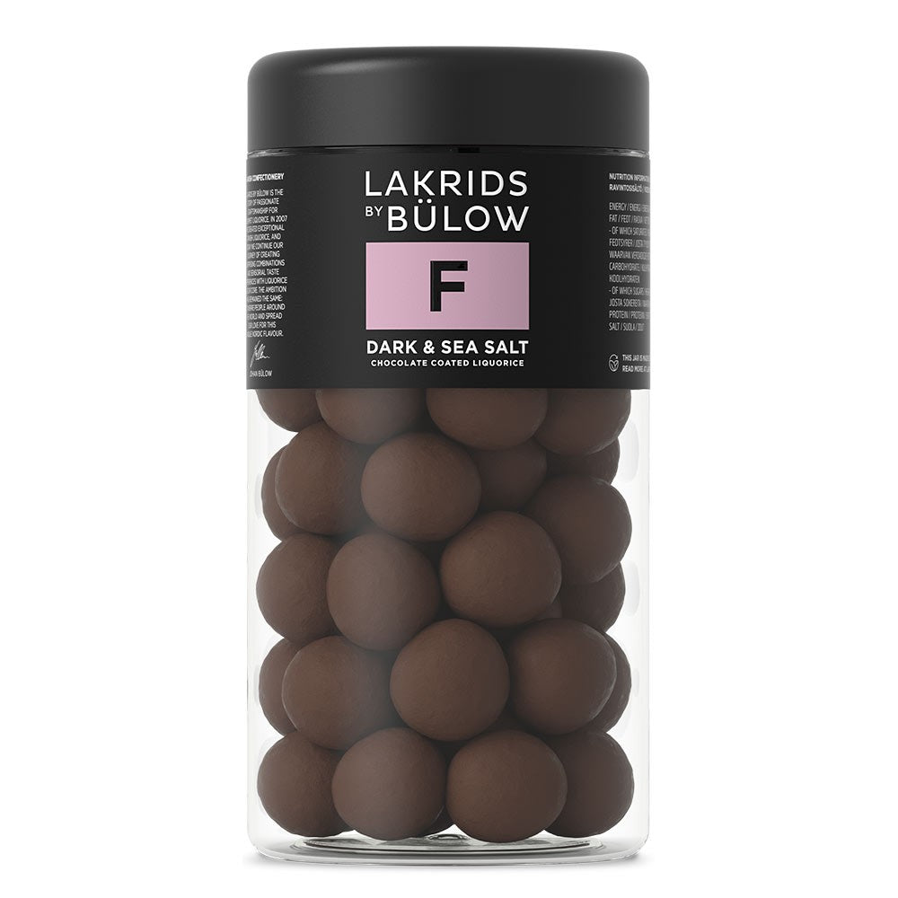 Lakrids By Bülow Dark & Sea Salt Chocolate Coated Liquorice F - 295g