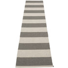 Pappelina Bob Runner - Linen & Charcoal - 70 x 300 cm