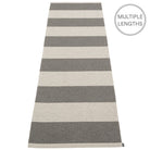 Pappelina Bob Runner - Linen & Charcoal - 70 x 225 cm