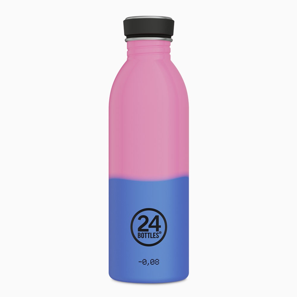 24Bottles Urban 500 ml Water Bottle - Reactive II Pink/Blue