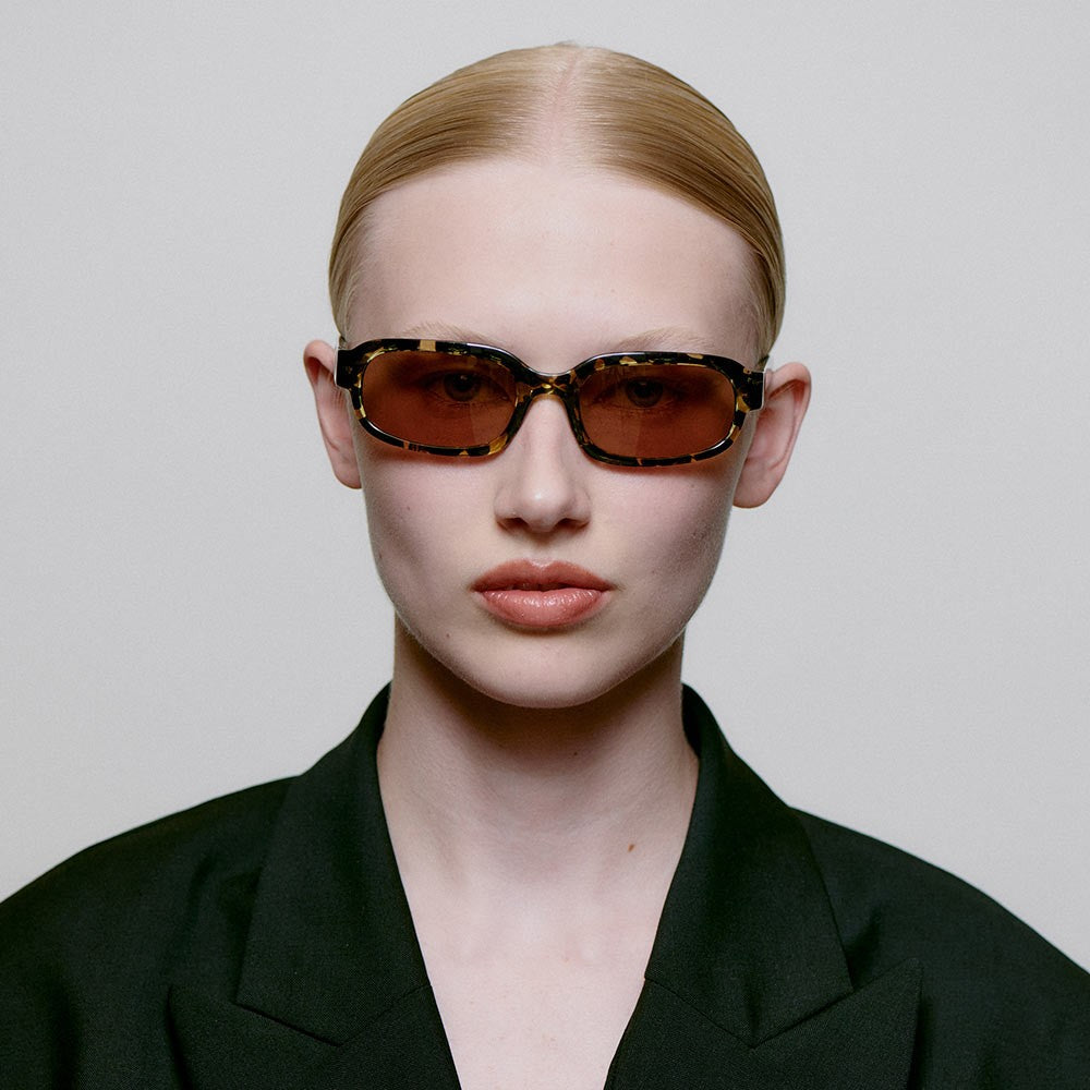 A.Kjaerbede Sunglasses - Will Black / Yellow Tortoise