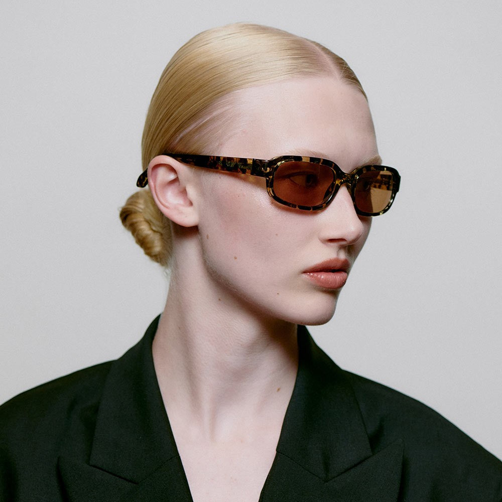 A.Kjaerbede Sunglasses - Will Black / Yellow Tortoise