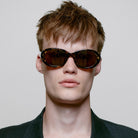 A.Kjaerbede Sunglasses - Anma Black / Yellow Tortoise