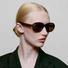 A.Kjaerbede Sunglasses - Anma Black / Yellow Tortoise