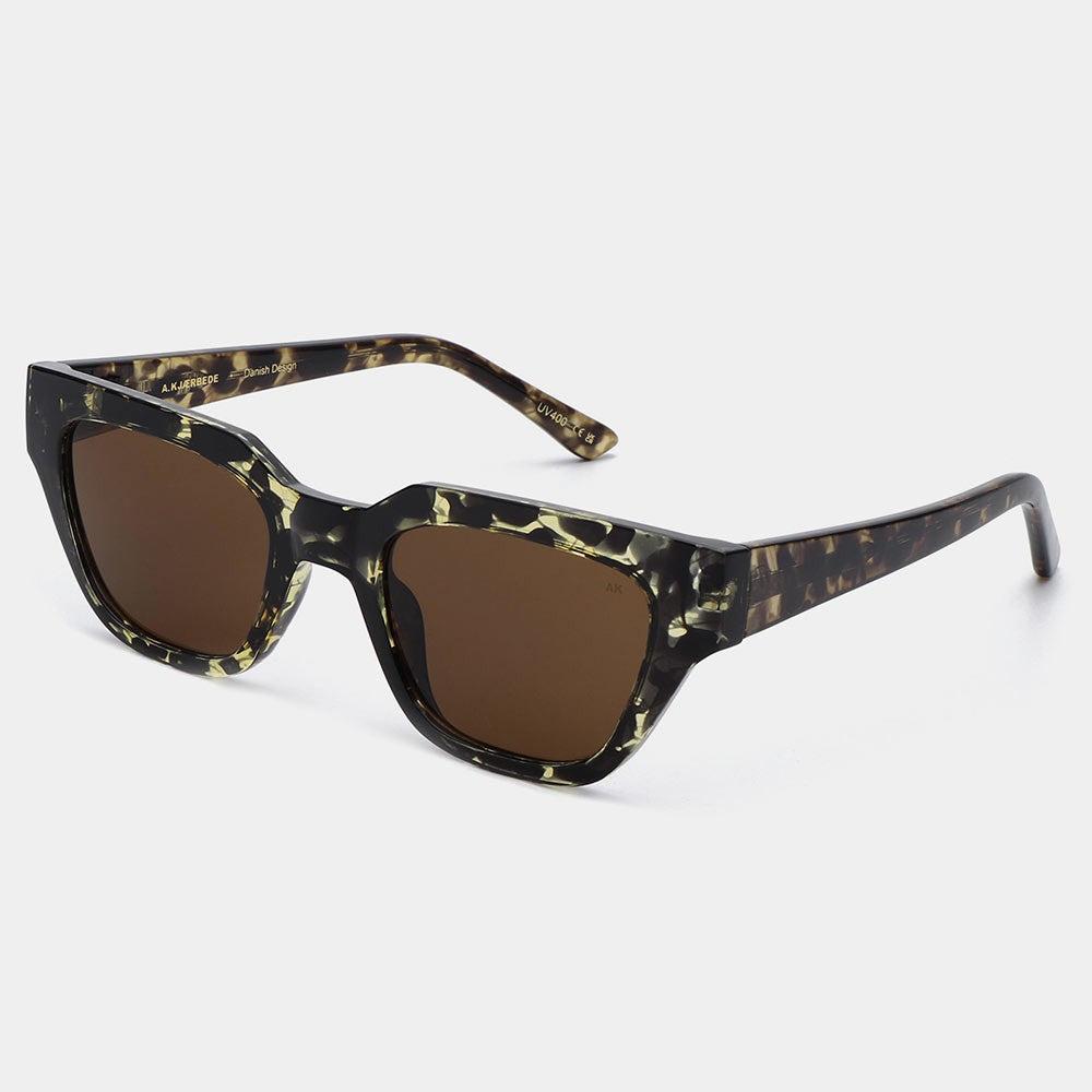 A.Kjaerbede Sunglasses - Kaws Black / Yellow Tortoise