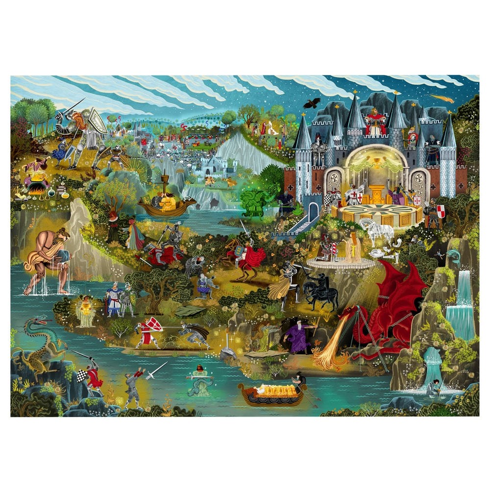 The World of King Arthur 1000 Piece Jigsaw