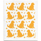 Jangneus Cellulose Dishcloth - Ochre Doodle Dog