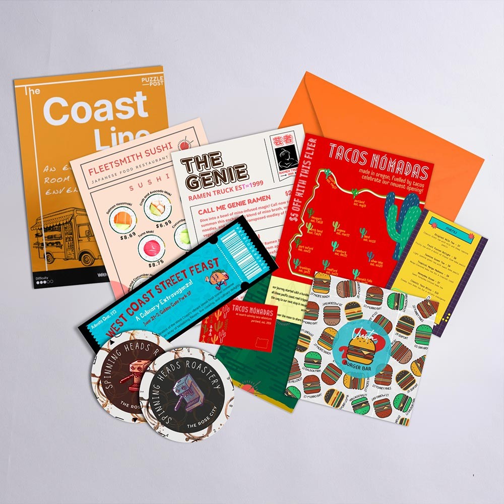 Puzzle Post Escape Room in an Envelope - Coast Line