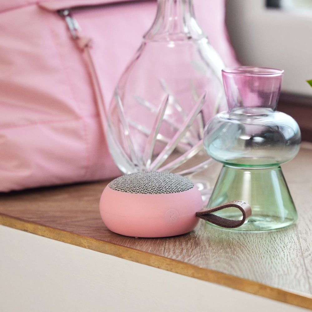 Kreafunk aGO 2 Fabric Bluetooth Speaker - Fresh Pink