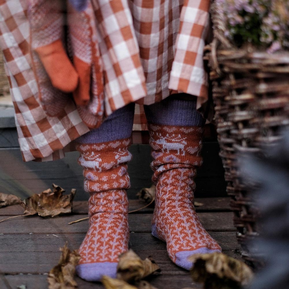 Öjbro Lambswool Swedish Socks - Fästfolk Estelle & Esbjörn