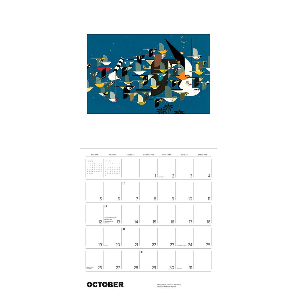 Charley Harper 2025 Wall Calendar