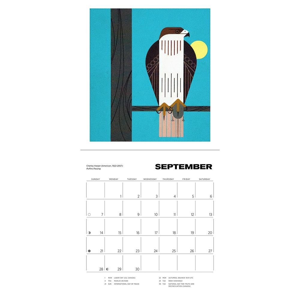 Charley Harper 2025 Mini Wall Calendar