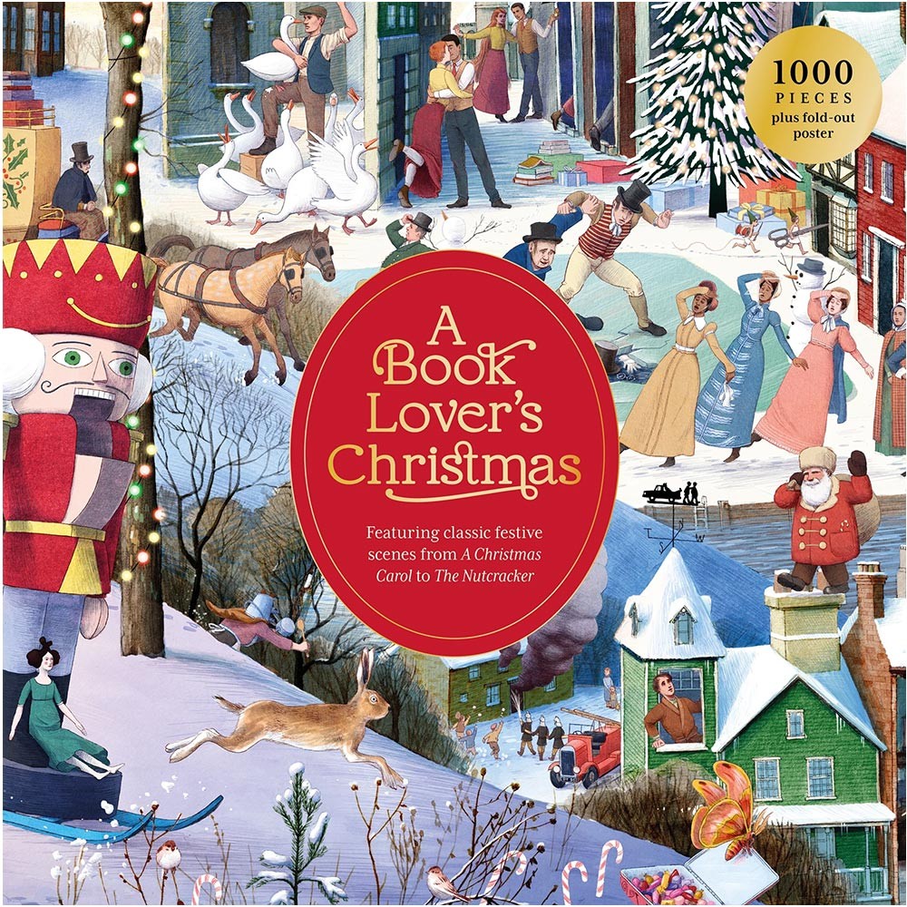 A Book Lover's Christmas 1000 Piece Jigsaw