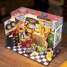 Garage Workshop DIY Miniature Kit by Rolife