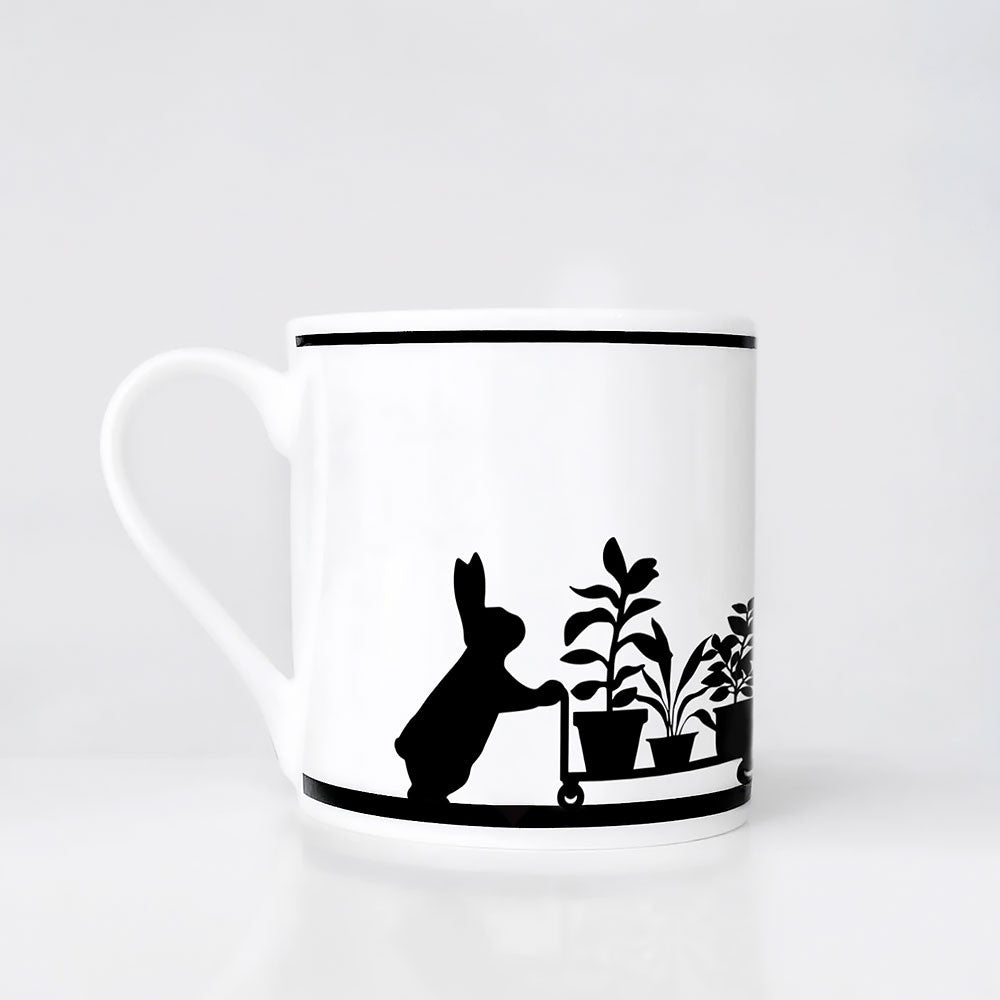 Ham Houseplant Rabbit Mug