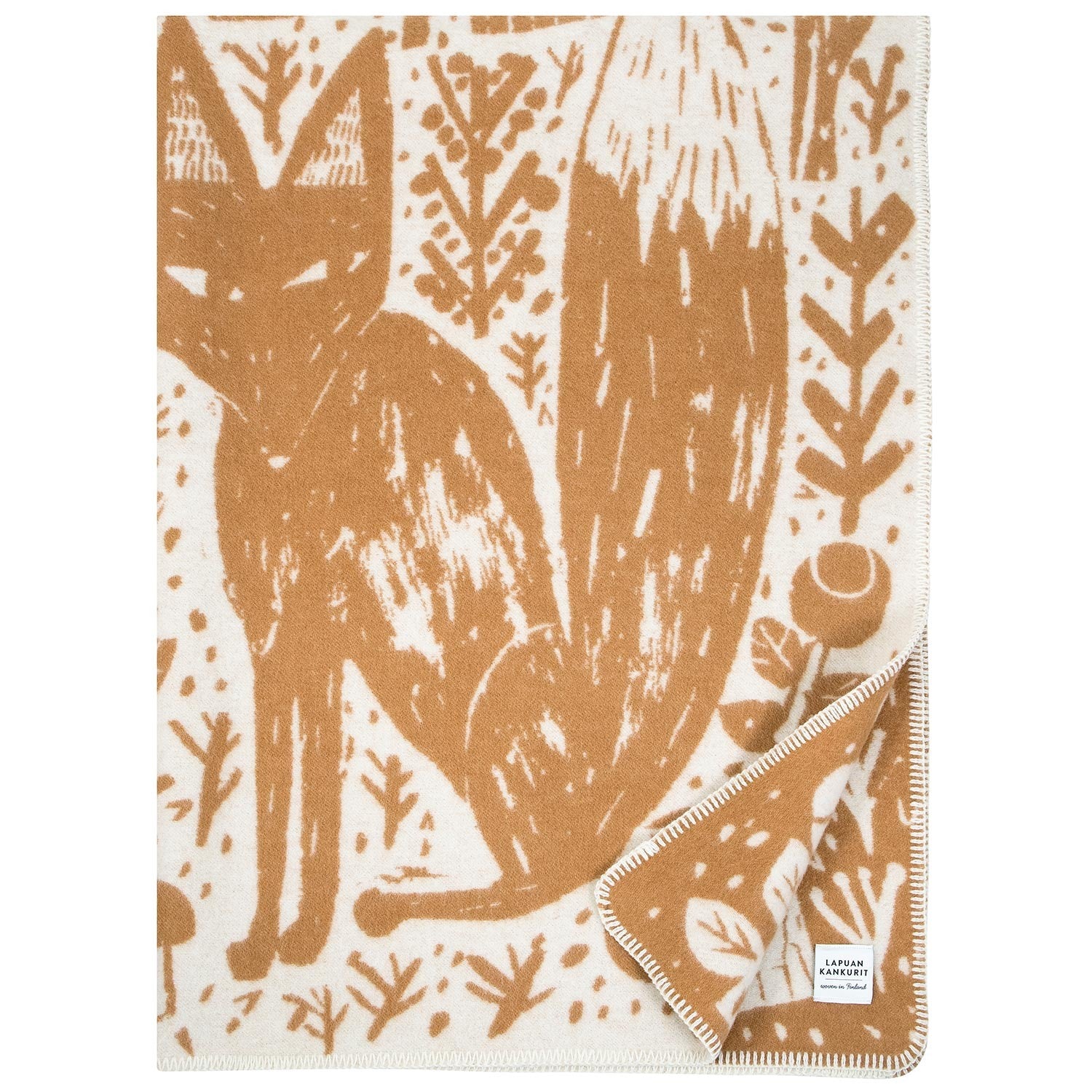 Lapuan Kankurit Metsikkö Blanket - Cognac