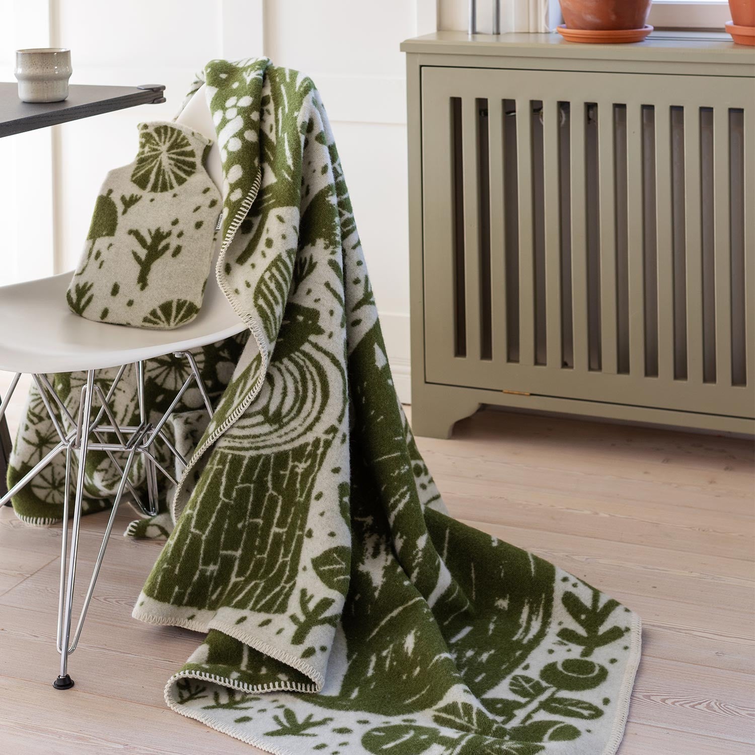 Lapuan Kankurit Metsikkö Blanket - Olive