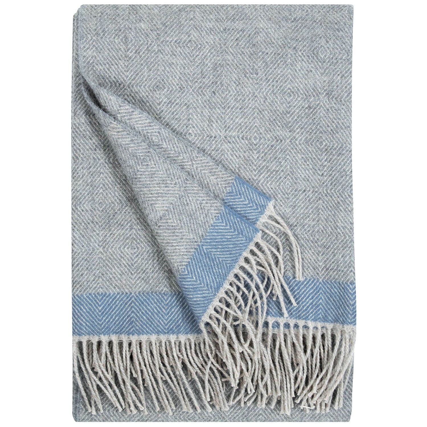 Lapuan Kankurit Rauha Wool Blanket - Blue