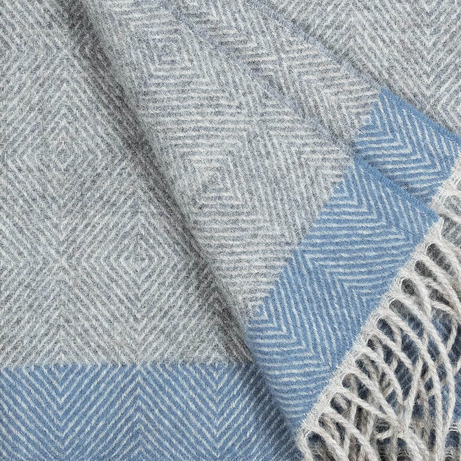 Lapuan Kankurit Rauha Wool Blanket - Blue