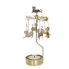Pluto Design decorative candle holder with cat designs on a white background