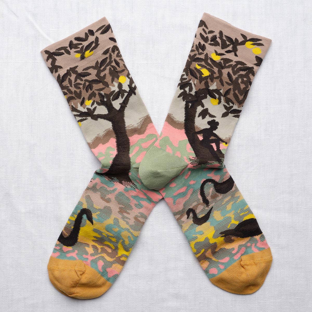 Bonne Maison Landscape Multicolour Socks