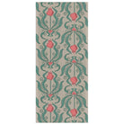 Ekelund 'Ronalda' table runner with pink and green floral repeating pattern