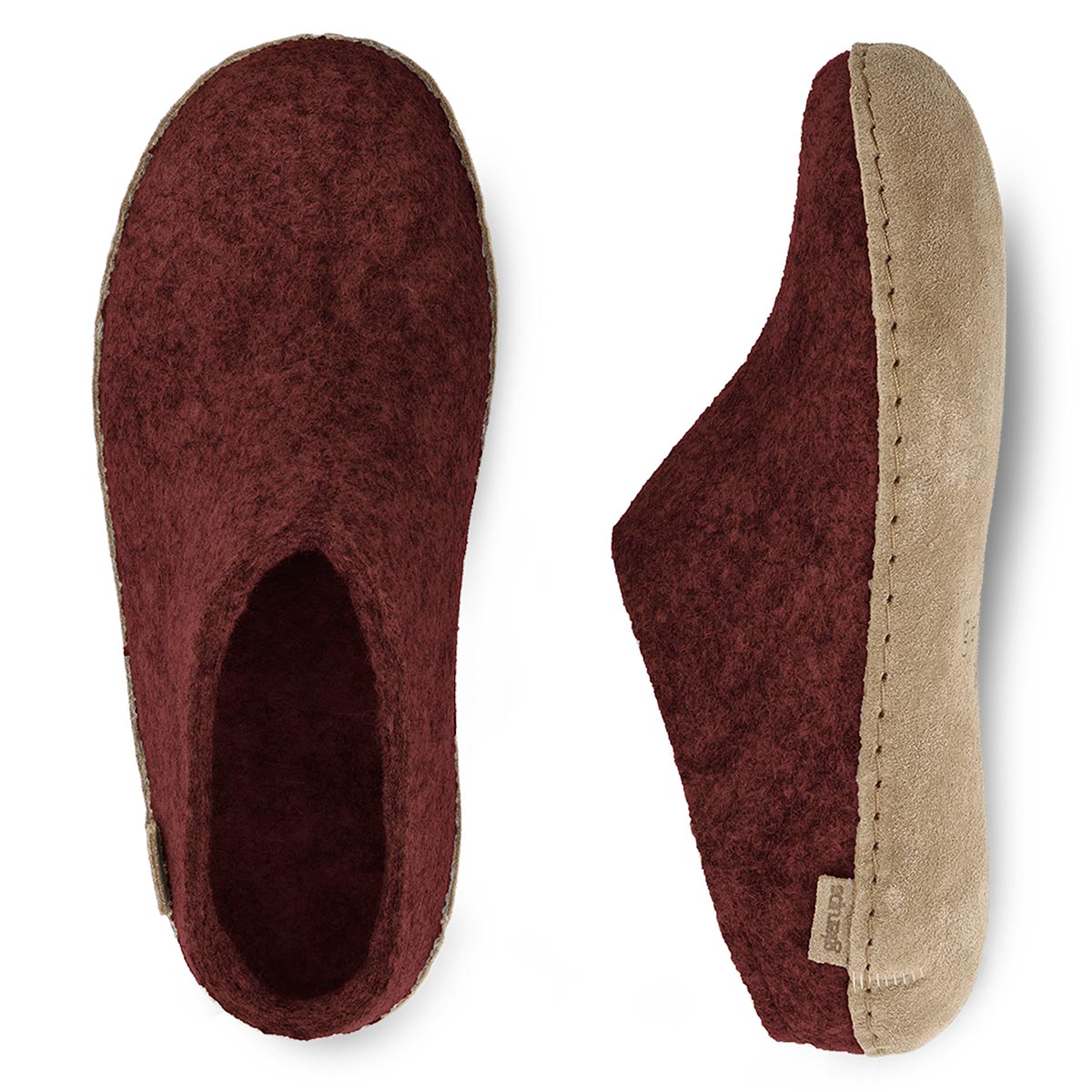 Beet Glerups Mule with leather sole