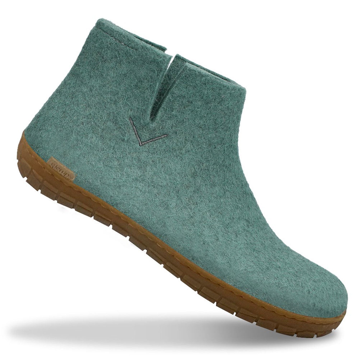 A single rubber soled North sea boot