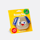 Eat My Socks Happy Dog kids' socks in dog-shaped packaging