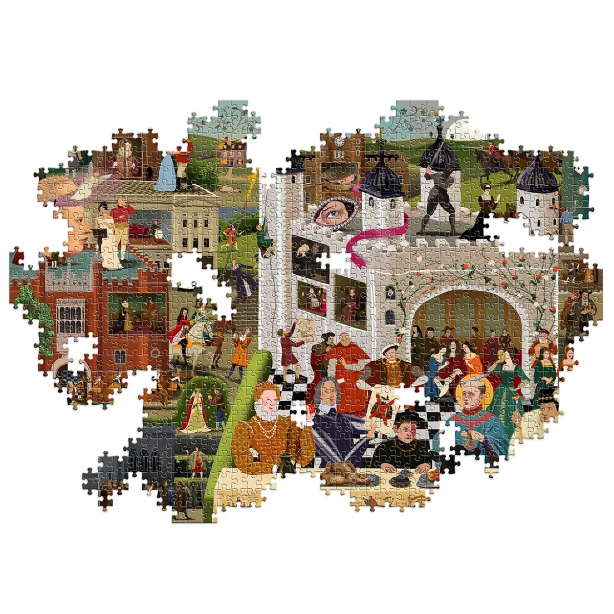 Scandal at Court Jigsaw puzzle with jigsaw pieces 