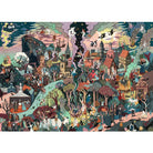 A detailed illustration  of Laurence King The World of Witches jigsaw puzzle.