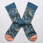 Bonne Maison Marine Animal Deep Blue Socks