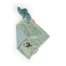 Done by Deer 'Elphee' comfort blanket with pacifier attachment against a white background.