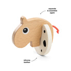 Done by Deer 'Ozzo' Grip Toy against a white background with annotated features.