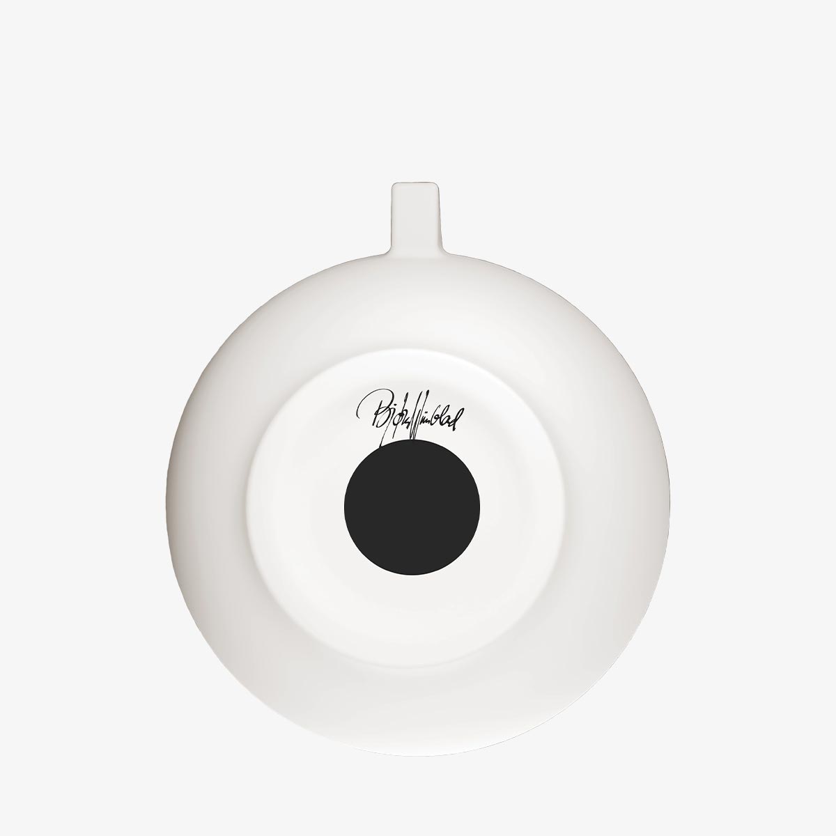 Base of Bjorn Wiinblad candleholder with signature.